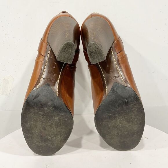Ralph Lauren‎ Collection Boot Womens Black Label Cognac Equestrian Ankle Sz 9 - Picture 5 of 12